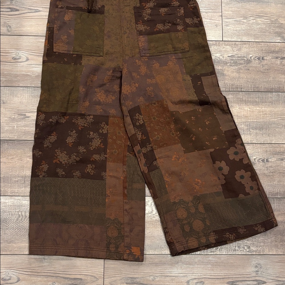 Easel Patchwork Printed Tie Strap Cotton Gauze Ju… - image 5